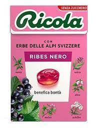 Льодяники Ricola Ribes Nero Чорна смородина 50г