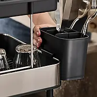 Двоярусна сушарка для посуду Joseph Joseph, сіра (851647)