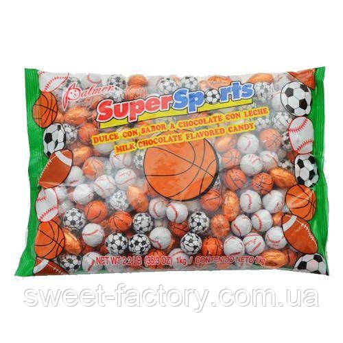 Шоколадні цукерки Super Sports Milk Chocolate Balls 1000g