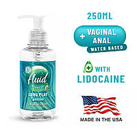 Смазка с лидокаином FLUID Обезбаливающий гель Анальный лубрикант