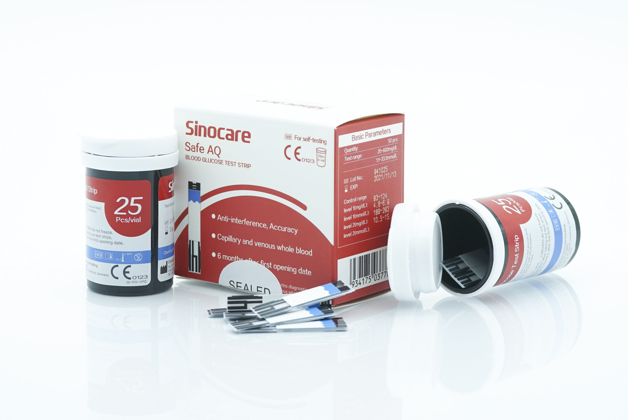 Тест смужки Sinocare Safe AQ 50 шт., фото 1