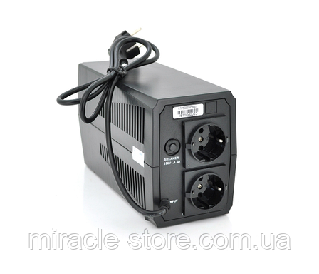 ИБП Ritar RTP500 (300W) Standby-L, LED, AVR 1st, 2xSCHUKO socket, 1x12V4.5Ah, plastik Case, фото 2