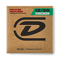 Струни для ірландського тенор-банджо Dunlop DJN1236 Irish Tenor Banjo Nickel Wound 4-String High .012 - .036
