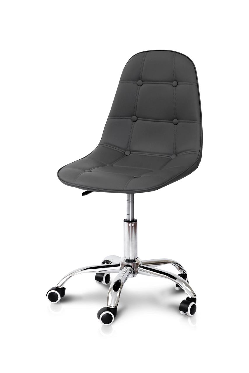 Стілець комп'ютерний Марсель (сірий/шкірозамінник), фото 1