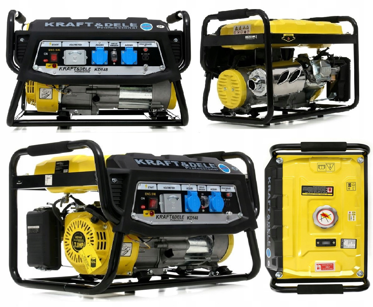Генератор бензиновий Kraft&Dele KD148 3500w