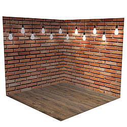 Вініловий кутовий фотофон 100х100см, Frontlit 450 г/м2 №58267