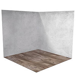 Вініловий кутовий фотофон 120х120см, Frontlit 450 г/м2 №58294