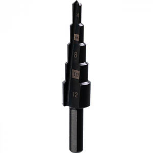 Свердло ступеневу 4-12 мм, Р6М5К5 (Mx)