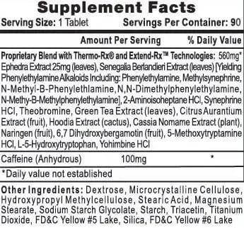 Hi-Tech Pharmaceuticals Lipodrene 90 tab, фото 2