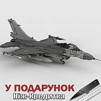 Конструктор модель військового літака F 16C 1801 шт