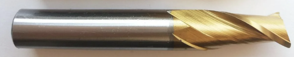 Фреза шпонкова ц/х Ф 16 мм 92/32 DIN 327 Р6М5К5 (HSSCo5) TiN шліфована А1 (Mx)