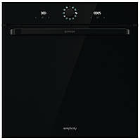 Gorenje Духовой шкаф электрический, 77л, A, пар, дисплей, макс.темпер.-300, черный Technohub - Гарант