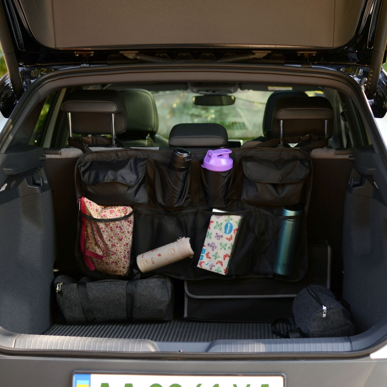 Органайзер на спинку заднього сидіння у багажник Чорний