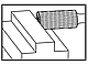 Борфреза D1=12, L1=64, D2=06, L2=20, (Шарошка) Циліндр з торцевими зубами, тип В, фото 6