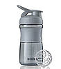 Шейкер спортивний (пляшка) BlenderBottle SportMixer Flip 20oz/590ml Grey, фото 3