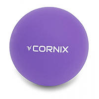 Масажный мяч Cornix Lacrosse Ball 6,3 см для самомассажа и профилактики триггерных точек (XR-0119)