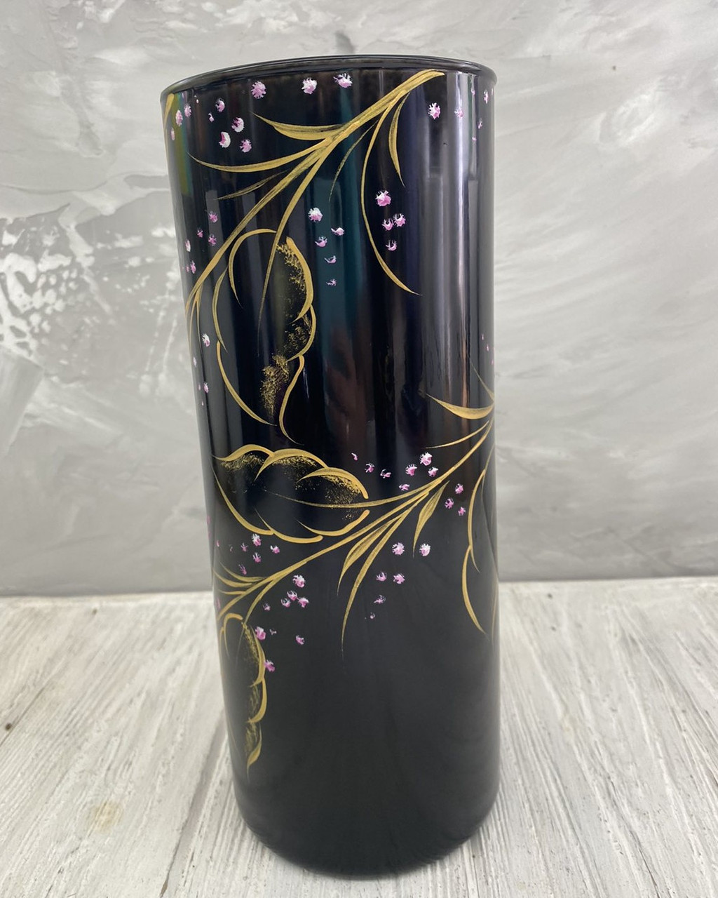 Ваза чорна "Фантазія" Н265*110, фото 1