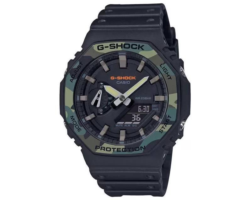 Годинник спортивний, тактичний Casio G-Shock Octagon GA-2100SU-1AER