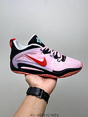 Eur40-46 Nike KD 15 чорно-рожеві чоловічі баскетбольні кросівки