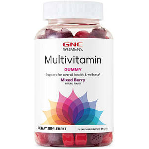 Вітаміни для жінок GNC Women's Multivitamin Gummy Mixed Berry 60 жув. таб. (уцінка термін по 2.23)