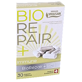 Biorepair+ Immune Золотий Щит для імуніта Vivasan Вівасан Швейцарія 30 кап.