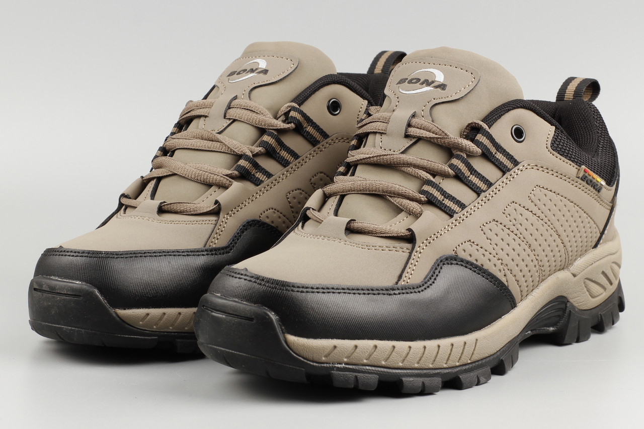 Кросівки зимові хакі Bona 906T-5 Бона утеплені на флісі Розміри 41 43 44, фото 1