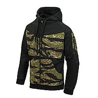 Толстовка тактическая на замке Helikon-Tex ROGUE HOODIE (FULLZIP) Black /Tiger Stripe