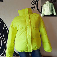 Зріст 158 Світловідбивна куртка демісезонна підліткова на дівчинку Модна демі курточка для підлітків дівчат - весна осінь єврозима