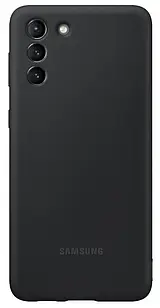 Оригінальний чохол Samsung Silicone Cover Black для Galaxy S21 Plus SM-G996