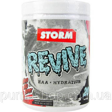 Амінокислотний комплекс Storm Revive ЕАА + Hydration 400 г (20 порц.) (різні смаки), фото 2