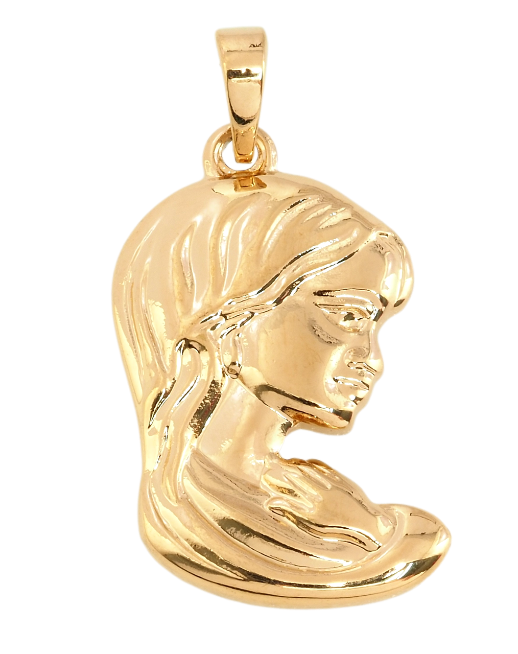 Кулон Xuping Позолота 18K "Діва" для ланцюжка до 5мм