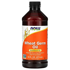 Олія зародків пшениці (Wheat Germ Oil) NOW Foods, 473 мл