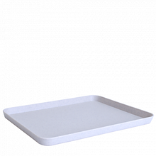 Піднос для кави пластиковий 30x21x2см (бежевий флок)