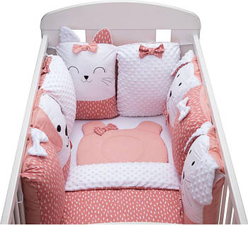 Комплект дитячої постільної білизни Bubaba by FreeON SLEEP QUARDIAN PINK (12 шт.)