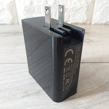 Зарядний пристрій USB-C для швидкого заряджання PD651A 65 Вт СЗП Чорний (KG-10485)