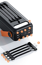 Зовнішній акумулятор Power Bank Bilintong 30000mAh, фото 5