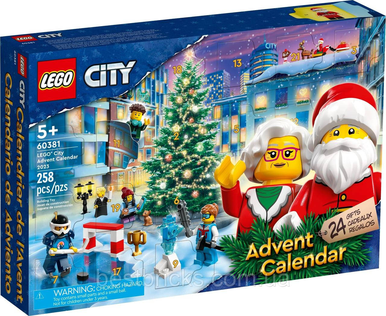 Lego City Новорічний календар LEGO City — 2023 роки 60381, фото 1