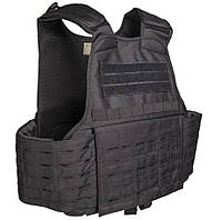 Жилет тактический плитоноска Mil-Tec Laser-cut Carrier Vest Black