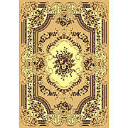 Килим 2*3 бежевий з квітами GOLD 047/12