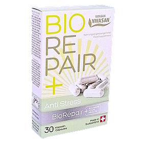 Biorepair+ Antistress: Пробіотичний захист від стресу та підтримка для травлення Vivasan Вівасан 30 кап.
