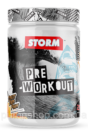 Передтренувальний комплекс STORM Pre-Workout 400 г (25 порц.), фото 2