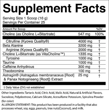 (уцінка термін по 5.24) Передтренувальний комплекс STORM Pre-Workout 400 г (25 порц.), фото 4