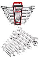 Набір автомобільного інструменту. Набір ріжково накидних 6-32 мм 12 шт (планшет) CrV Satine