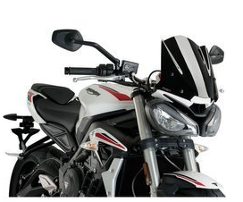 Обтічник Puig для Triumph Street Triple R/RS/S (20-) чорний