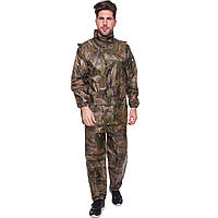 Костюм дождевик Zelart Action 118-1 размер 3XL (52-54) Camouflage