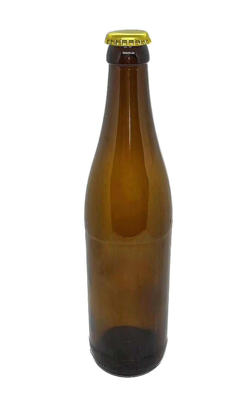 Пляшка пивна, скляна 0,5 л (з кронен-пробкою)