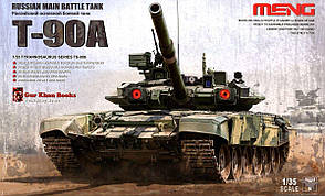 Танк Т-90А. Збірна модель танка в масштабі 1/35. MENG TS-006