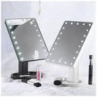 Зеркало для макияжа с подсветкой Superstar Makeup LED 1608 черное