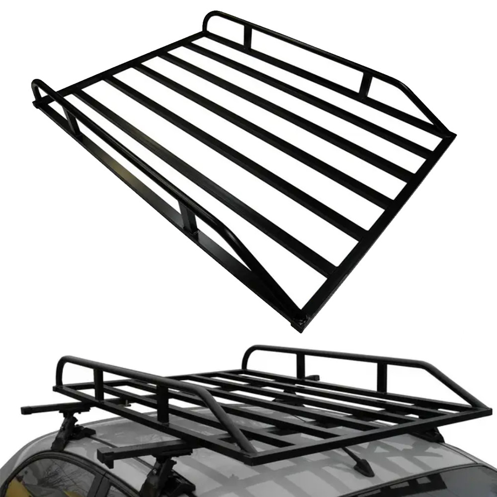 Автомобільний вантажний кошик із бортами Платформа 128х90 см Чорна
