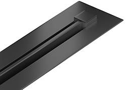 Трап для душу MEXEN FLAT 120 SUPER SLIM BLACK 360 ° чорний
